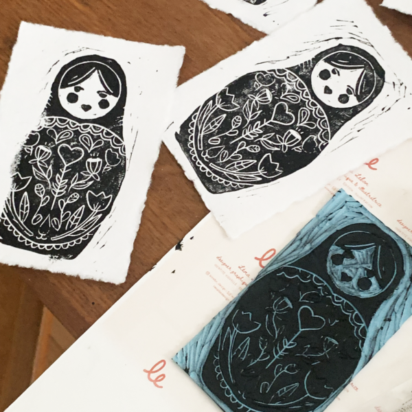 Linogravure Matriochka – Image 2